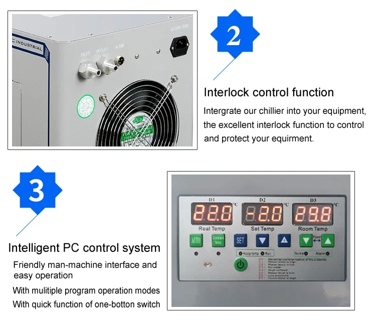 Description Picture 6 of itemPool HeaterMEGA Recirculating Industrial Water Chiller Water Chillers Cooled Industrial CY1200 1000W Cold Plunges Chiller