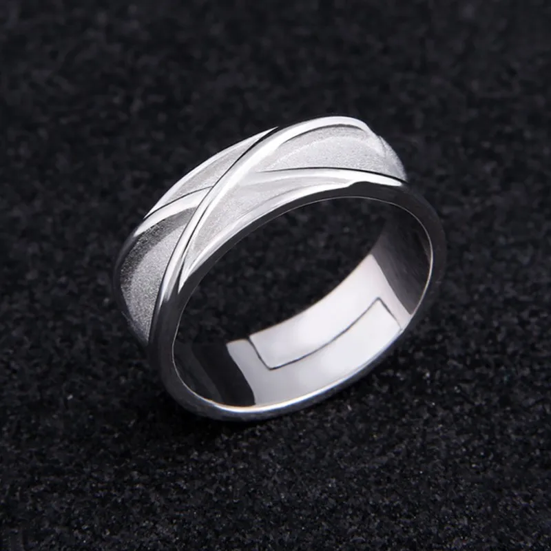 Anime Super Z Goku Black Ring Adjustable 100 925 Pure Silver Time Finger Ring For Women