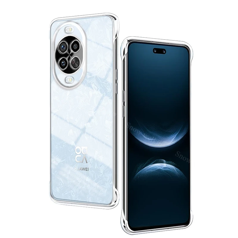 Frameless Slim Clear Plastic Hard Phone Case