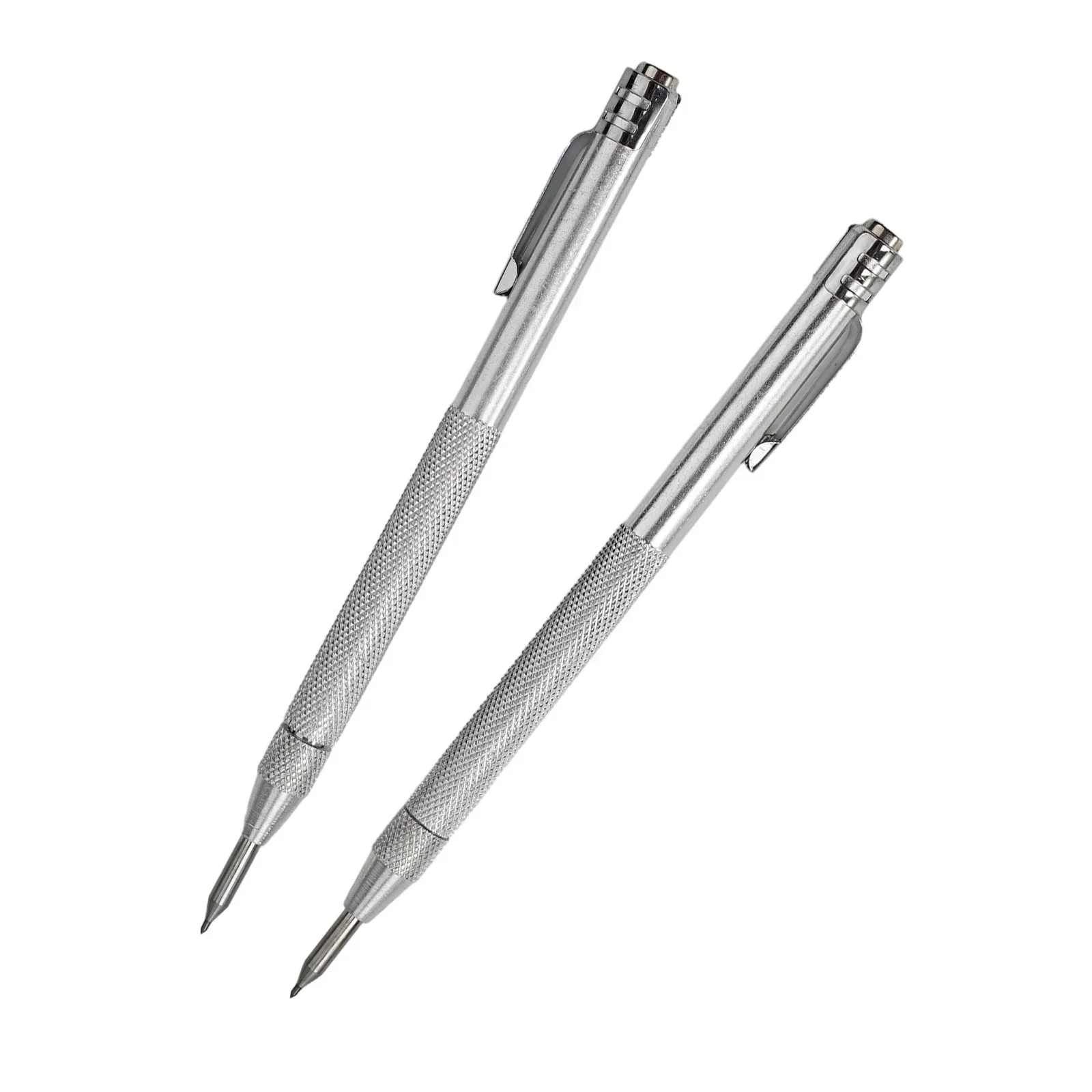 2PCS Scriber Engraving Pen With 10pcs Replacement Tungsten Carbide Tip For Glass Ceramic Stainless Steel Marking Tools