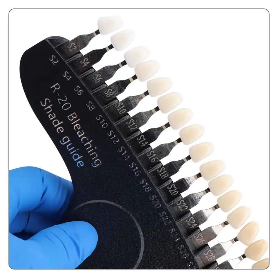 GISTAR Dental Kolorimetrische Platte Set Zahnaufhellung Produkte Guide Dental Material 20/27/16/29 Farben 3D Zahn Modell – Detail 5