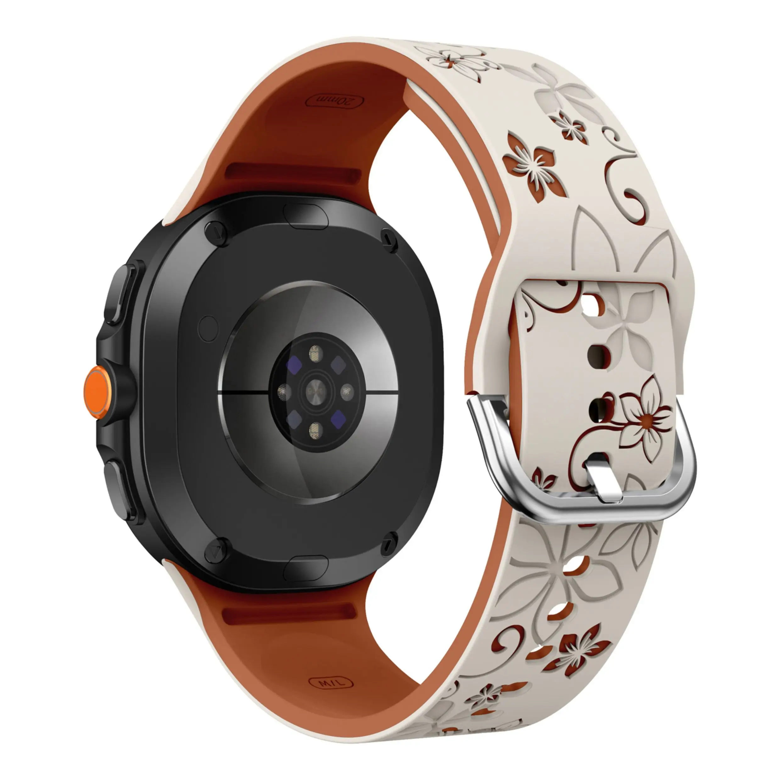 Engraved Silicone Band for Galaxy Watch - No Gaps Strap
