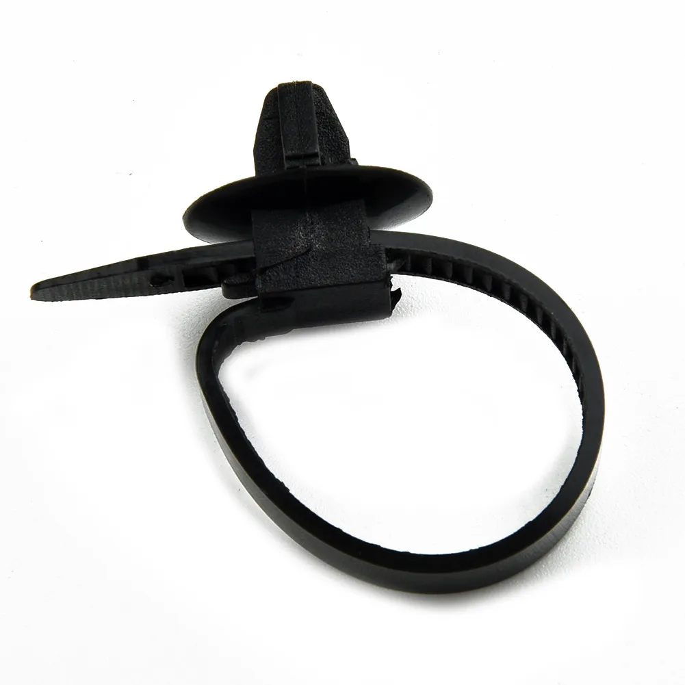 

Fastener Cable Ties Clips Car Universal Wire 50pcs Accessories Nylon Tool Cable Loom Hose Black 80mm*5mm Parts