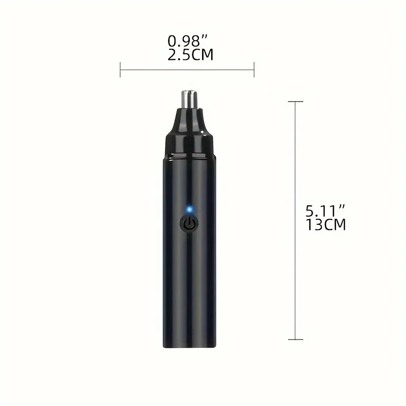 Electric Nose Hair Trimmer Portable Nose Ears Hair Eyebrow Trimmer for Men Women Rechargeable Painless Clipper 6