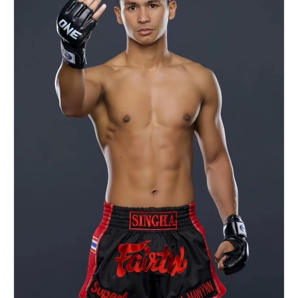 sports shorts Muay Thai-Fairtex Unisex Boxing MMA Training Gym Shorts Kickboxing Fight Sport Fitness Pants for Adults