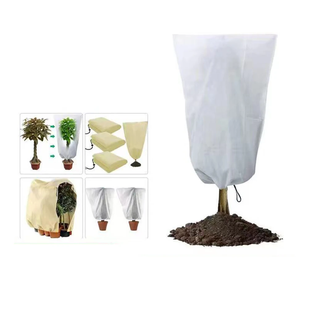 Plant-Covers-Freeze-Protection-Frost-Blankets-Outdoor-Plants-Frost-Cloth-with-Zipper-Drawstring-Protect-Trees-Shrubs.jpeg Növénytakarók Fagyasztékvédelem Fagyos Takarók Kültéri Növények Fagyszövet Cipzárral Húzó String-Védő Fák Cserjék Fedele - Image 2