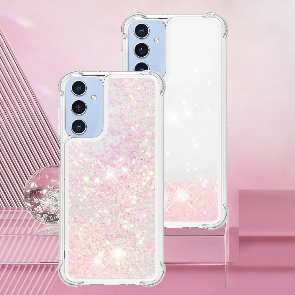 Glitter Liquid Quicksand Handyhülle für Samsung Galaxy A06 A16 A26 A36 A56 A15 A35 A55 A14 A24 A34 A54 A13 A33 A53 A73 A52 Abdeckung – Detail 7