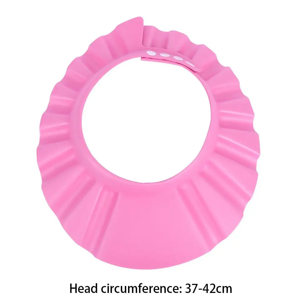Adjustable Baby Kids Shampoo Shower Cap Wash Hair Shield Hat Bathing