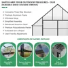 Upgraded Heavy Duty Aluminum Walk-in Greenhouse with Quick Setup Structure, Greenhouses 6
