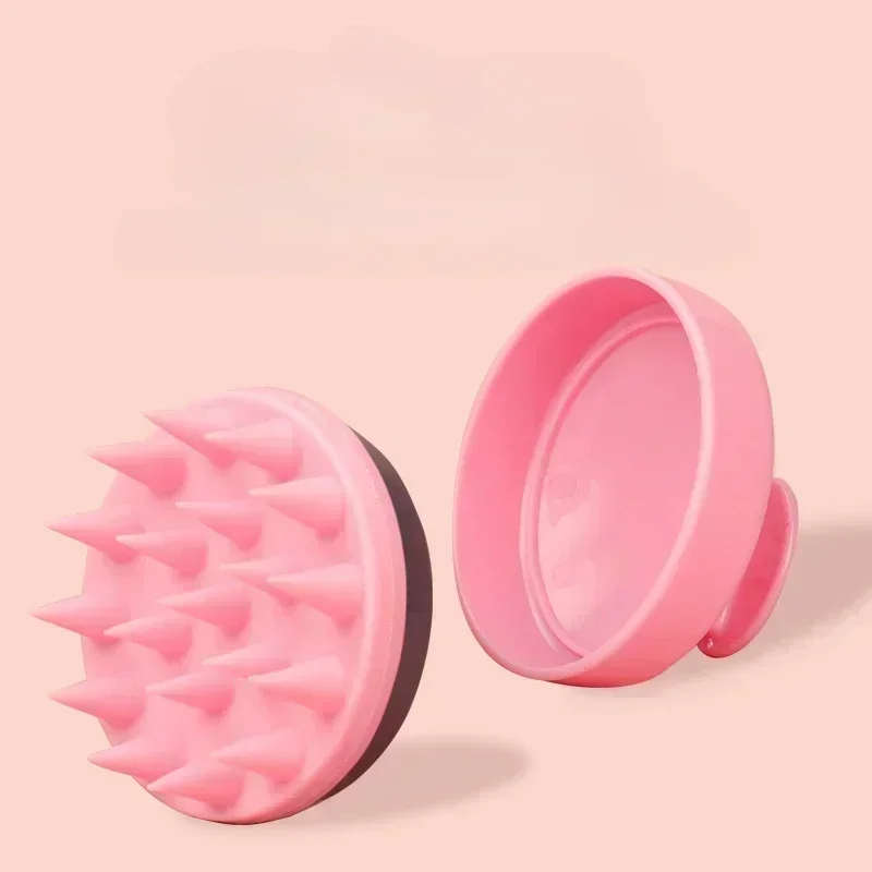 Plastic Silicone Massage Comb Scalp Massage Head Brush Bath Comb Brush Shampoo