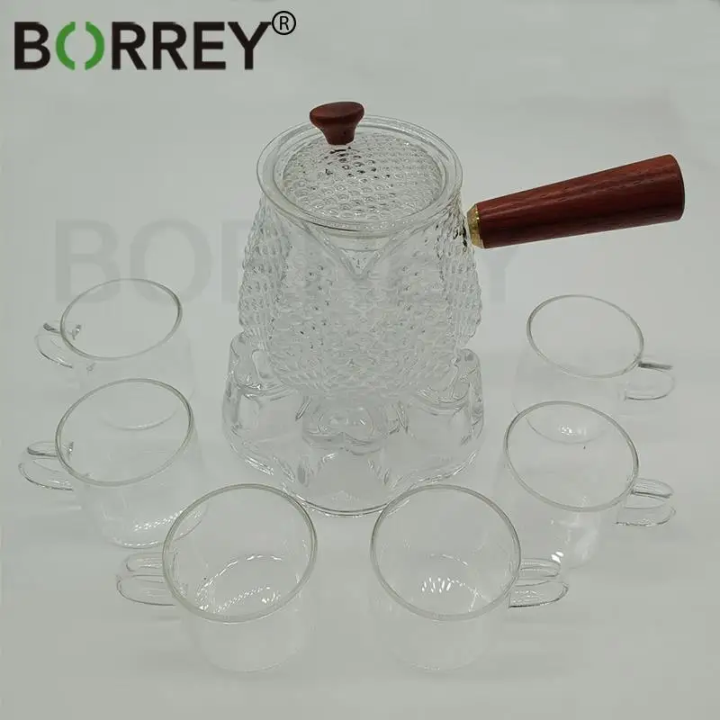 1 Set Plastic Luxury Water Pitcher With Teapot Infuser & 3 Cups For Home,  Hotel & Restaurant