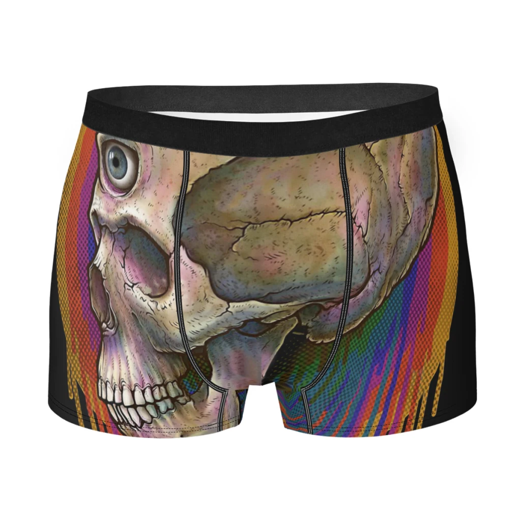 

Thrid Eye Harlock Skull Underpants Breathbale Panties Male Underwear Print Shorts Boxer Briefs