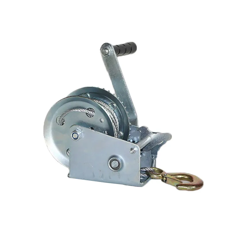 2000-3000 Pounds Hand Winch Manual Winch Wire Rope Traction Hoisting Complete Specifications