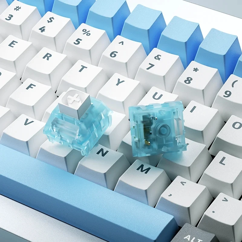Kailh-interruptor de Teclado Mecânico Arctic Fox Interruptores Clicky com Guia de Luz Rgb Smd Pins - Imagem 2