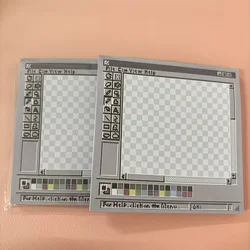 Vintage - Inspired Computer Drawing Notepad - Retro Style Square Paper for Creative Illustration and Design (50/100 Sheets) (100 sheets)