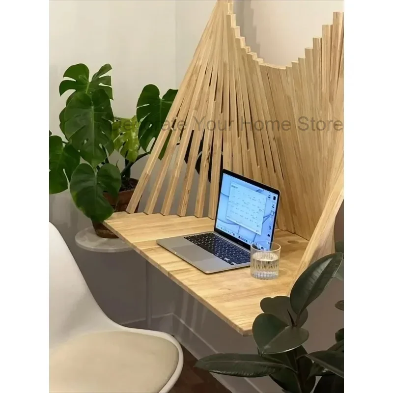 

Internet celebrity computer table desk DIY styling personalized folding table coffee wall hanging writing desk escritorio