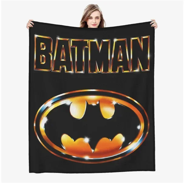 

3d Blanket The New Superhero Batmans Throw Blanket Fuzzy Warm Throws for Winter Bedding 3D Printing Soft Micro Fleece Blanket