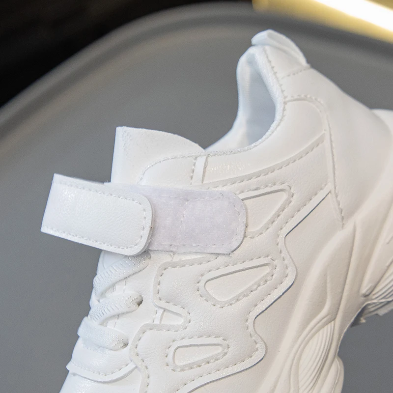 White Kids Non Slip Sneakers for Summer
