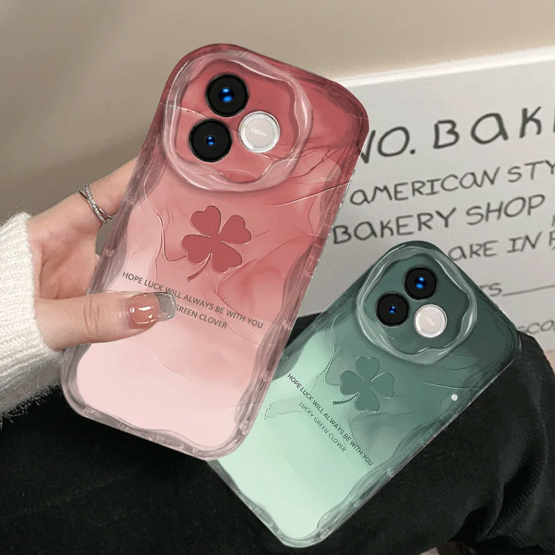 Shockproof Flower Pattern Flexible TPU Protective Case