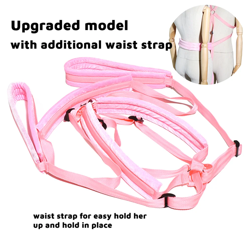 Adult Sex Toys Couples BDSM Bondage Love Slings Sex Swing Set Adjustable Straps Soft Plush Padding Mat Restraints Toys