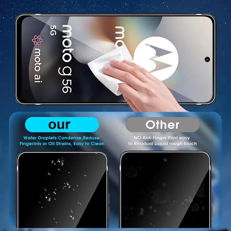 Premium 4-Pack Tempered Glass Screen Protector Film - Crystal Clear Durability