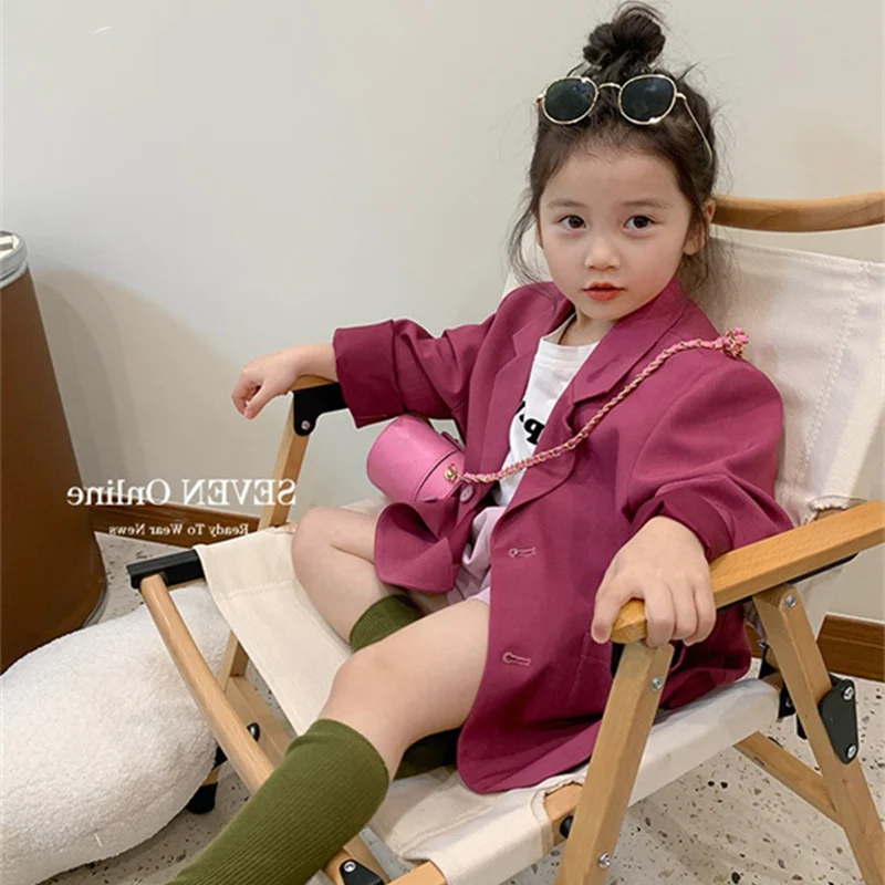 

Girls Baby's Kids Coat Jacket Outwear 2022 Fashion Thicken Spring Autumn Overcoat Top Outdoor Teenagers Cotton Children's Clothi