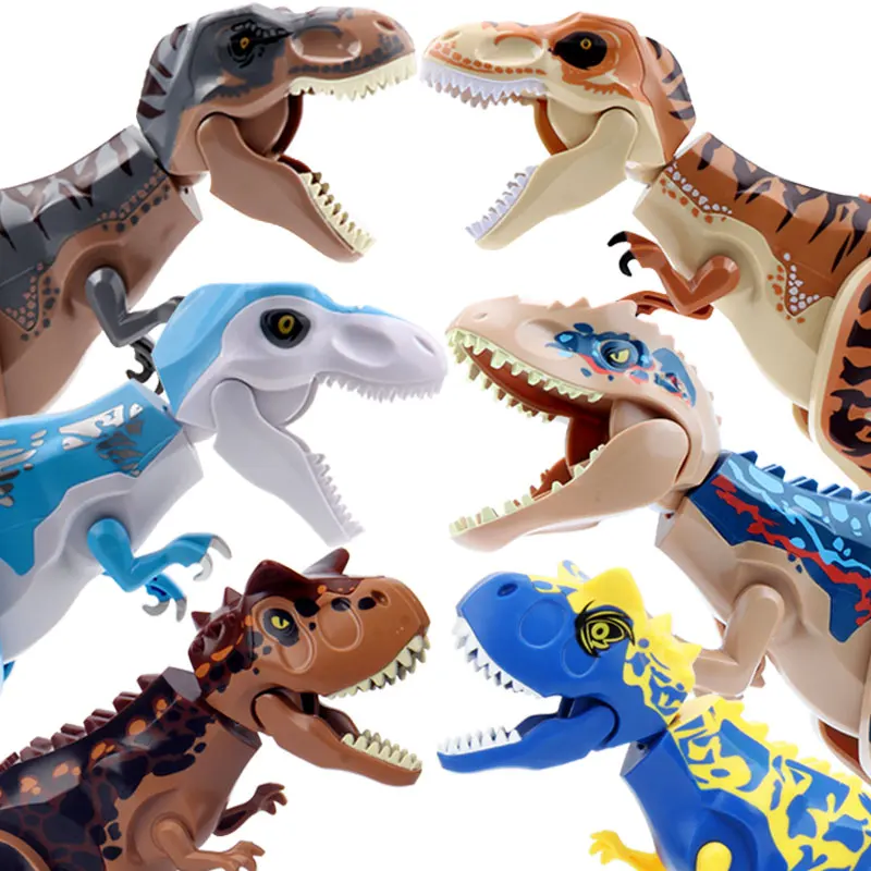 Jurassic Era rannosaurus Rex And Southern Titanosaur Spike Tail Dinosaur Building Blos Toys for Kids Assembly Model Kit