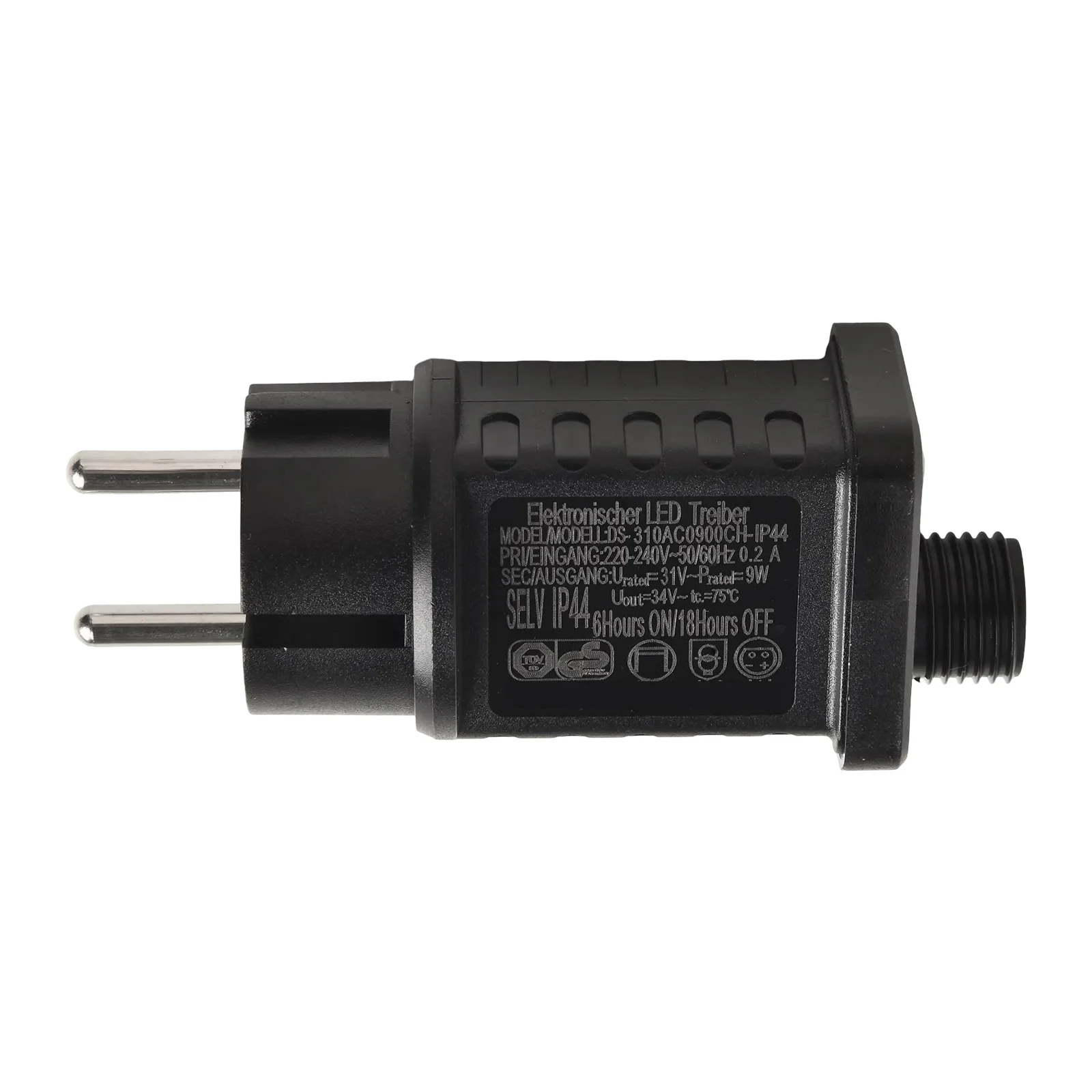 1pc Transformer String Lights 9W 31V LED Waterproof IP44 Timer Power Supply Power Adapter Lighting Replacement Parts