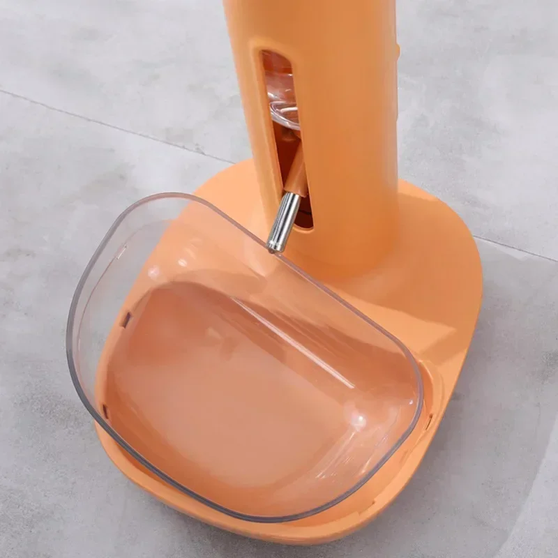 

Dispenser Universal Dish Cat Drinker Water Automatic Animals Liftable Dog Small Stand Bowls Bottles Food Feeder Puppy Pet