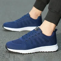 Hot Selling Men's Running Shoes Comfortable Breathable Flat Shoes Summer Casual Fashionable Jogging Men's Tennis Shoes Sneakers