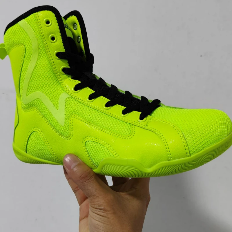 Professional Wrestling Boots for Men Luxury Brand Boxing Boots Man Designer Sport Shoes Mens Top Quality Fighting Men