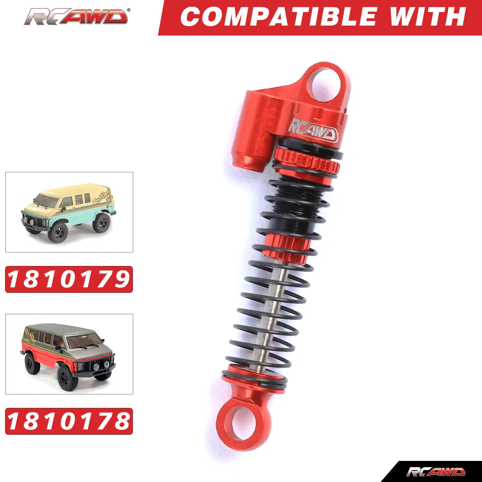 RCカー用ショックアブソーバー Compatible With Axial For SCX24