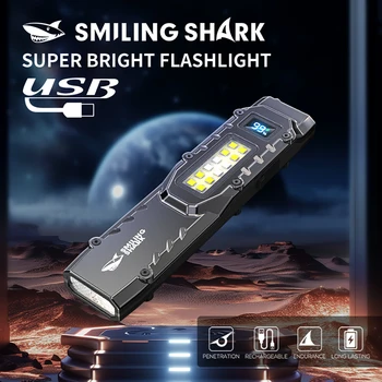 SmilingShark SD-5308 Rechargeable Flashlight – Super Bright, Adjustable Brightness Torch for Camping & Emergency Use 1