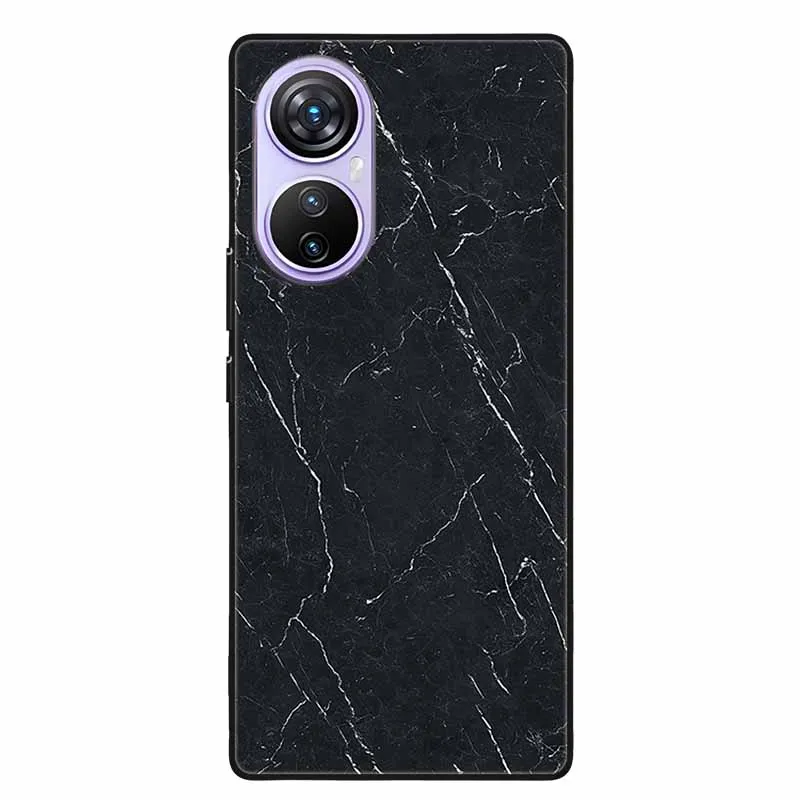 Lovely Marble Print Silicone TPU Phone Case - Soft Back Cover
