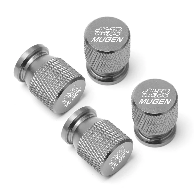 Wheel Tire Valve Caps Car Wheel Tire Valve Caps Tyre Stem Covers Airdust Waterproof For Honda Mugen CB400 CB650F CBF CBR250RR CRF SH300 NC750