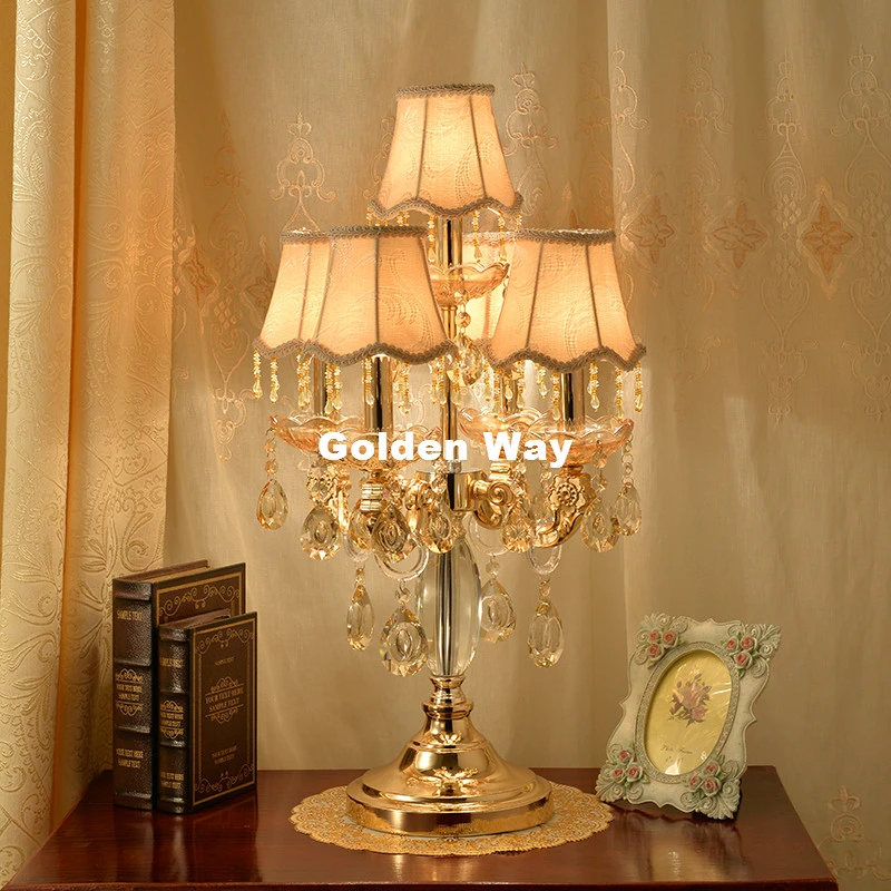 bijgeloof Identificeren Geduld Lamps Bedside Table Bedroom | Table Lamps Living Room | Golden Bedside Lamp  - Free - Aliexpress