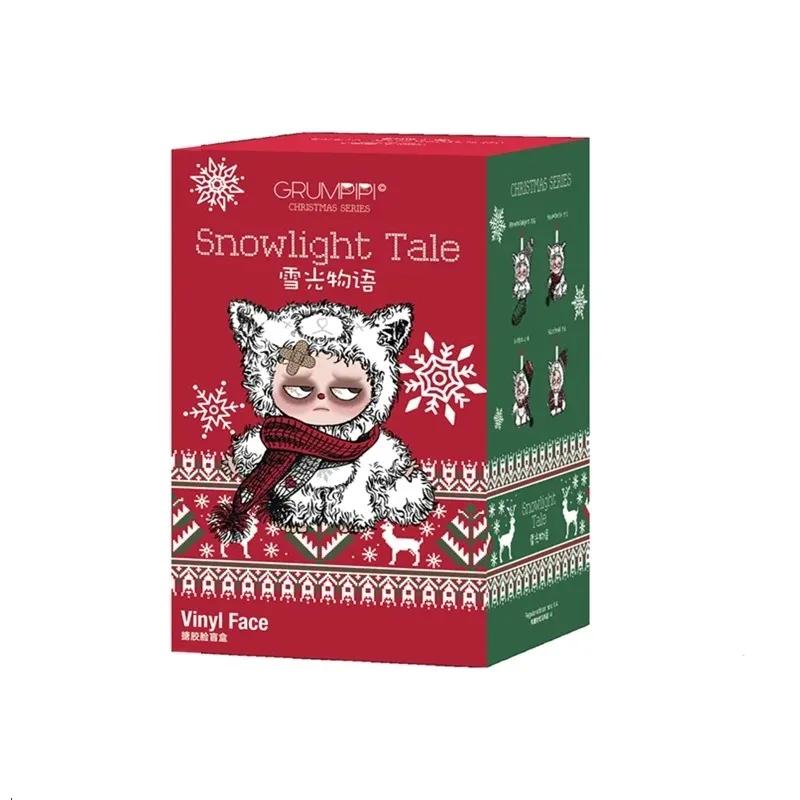 Noel Limitli Uykusuz Grumpipi Kar Işığı Hikayesi Serisi Kör Kutu Vinil Bebek Anime Bebekler Gizemli Kutular Kolye Süsü Hediyeler