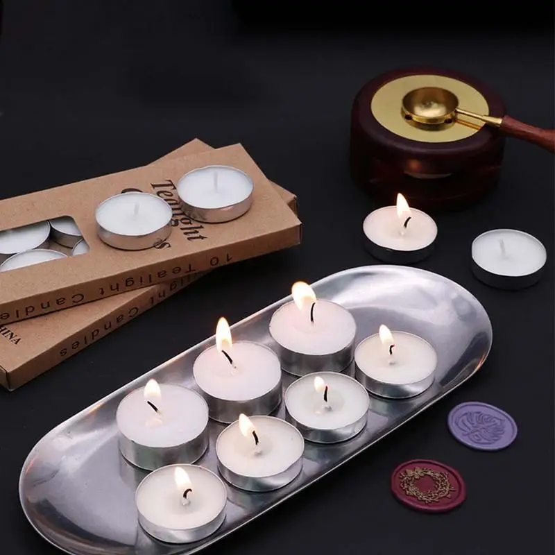 Unscented Smokeless Tealight Candles 6