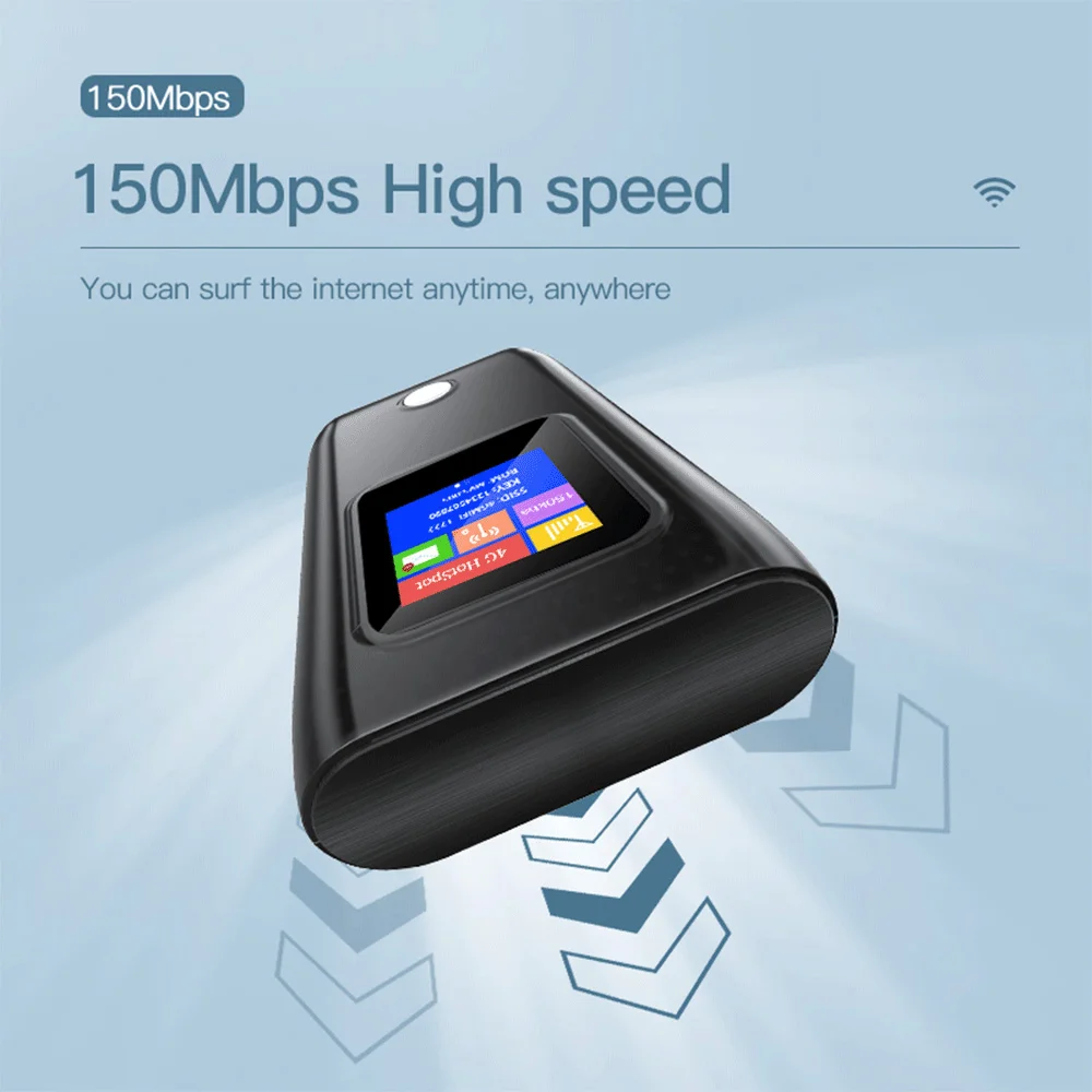 KuWfi-4G Roteador WiFi LTE, 150Mbps, Mini Wireless,