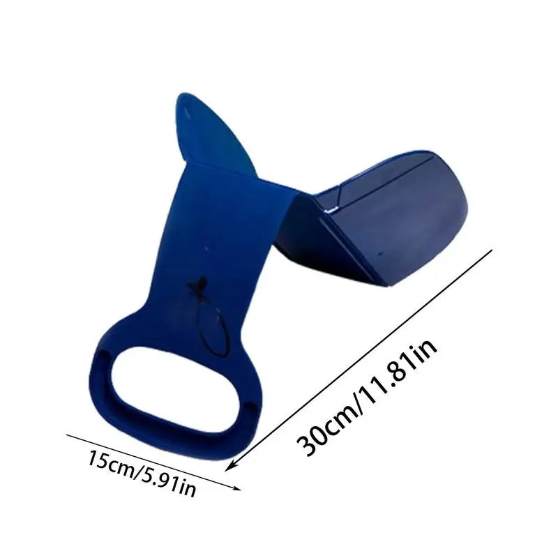 Snow Board Foldable Skiing Boards Heavy Duty Sand Sleds Winter Toys Double Sided Snow Slider With Handle For Grass