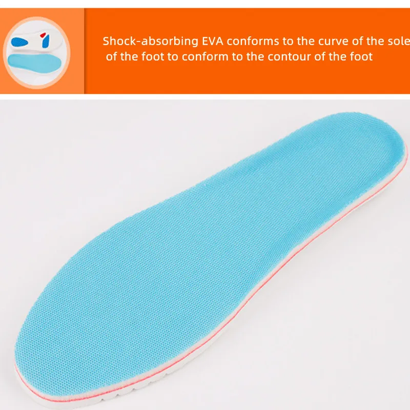 New 1 Pair Sport Running Soft Insoles For Feet Man Women Stretch Deodorant Breathable Orthopedic Cushion Running Pad For Feet