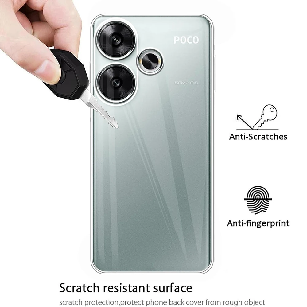 Ultra Thin Transparent Silicone Soft Case - Clear Protective Back Cover