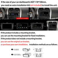 ESSGOO Autoradio 9" 2 DIN, CarPlay sans fil, Android Auto, Android 14, Bluetooth, écran tactile, 4+64G, GPS, navigation, RDS, WiFi, USB, FM, DAB+, caméra, unité principale. 3