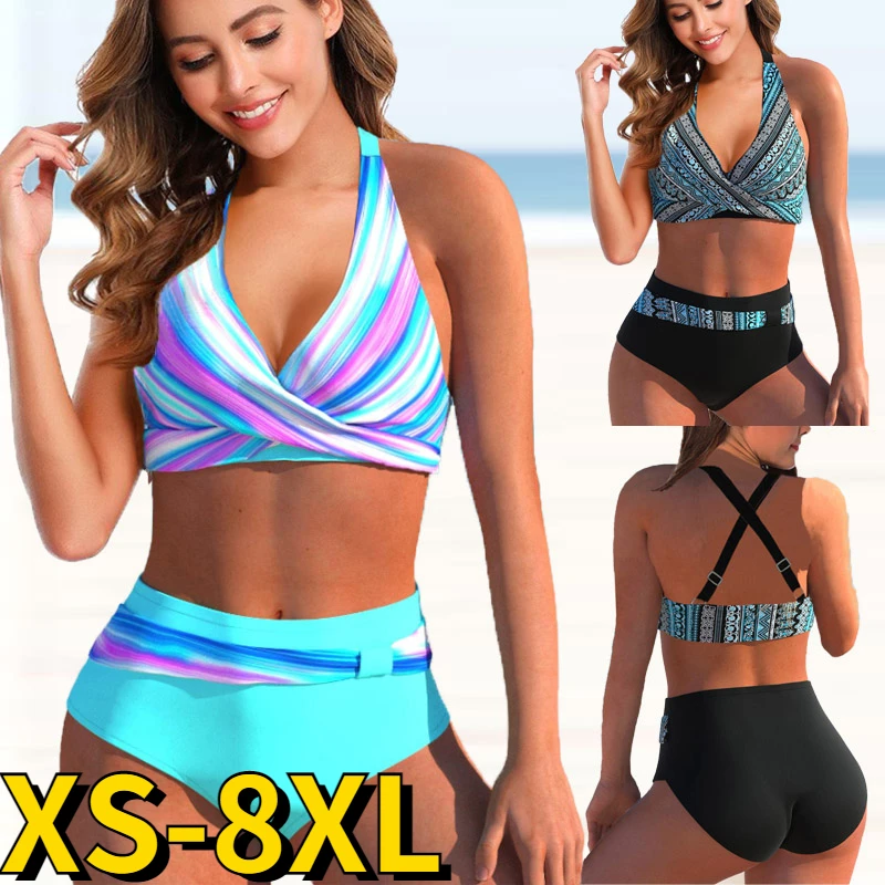 Новинка 2022, женский купальник с высокой талией