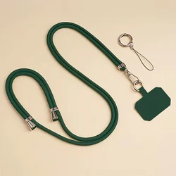 Universal Crossbody Lanyard Necklace with Adjustable Anti - Lost Strap and Clip (Green)
