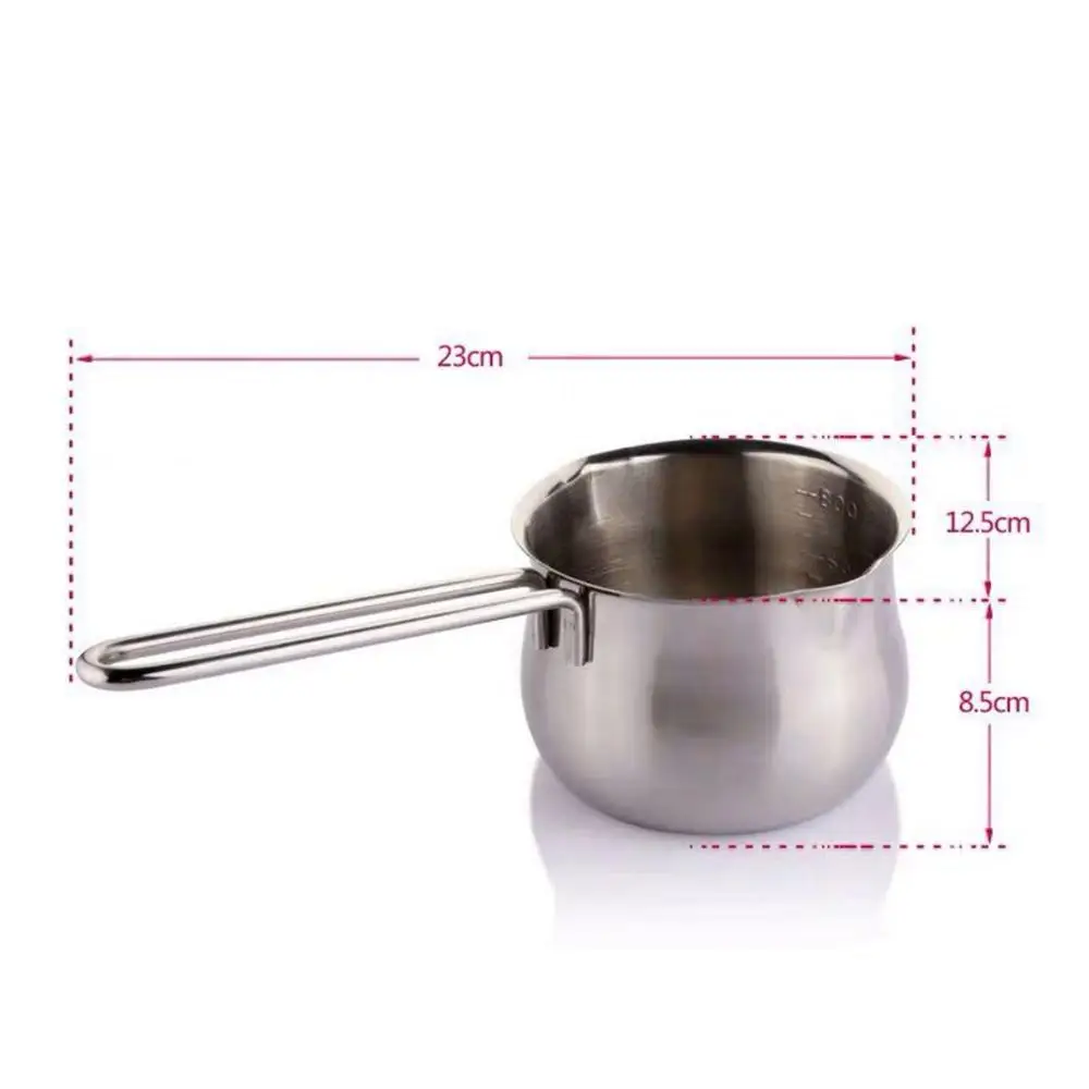 800ml Candy Non-stick Stainless Steel Melting Baking Milk Bowl Melting Pan Chocolate Pot Saucepan