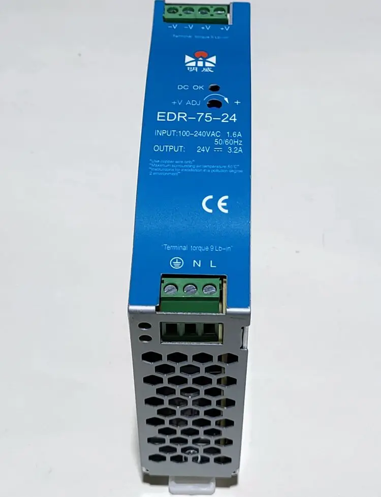 

EDR-75 Rail NDR Switch Power Supply 24V Transformer 12V48V5A10A DC светодиодный