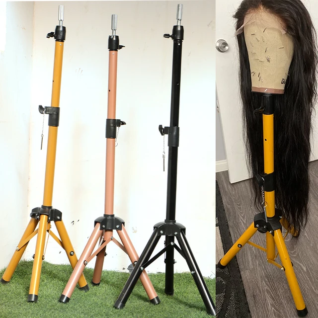 155cm Long Mannequin Wig Head Tripod Stand Holder For Cosmetology  Hairdressing Head Adjustable Wig Stand Tipod For Mannequin Wig - AliExpress