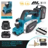 15000RPM Brushless Electric Planer Cordless Electric Hand Planer Home DIY Furniture Wood Cutting Tool for Makita 18V Battery 1