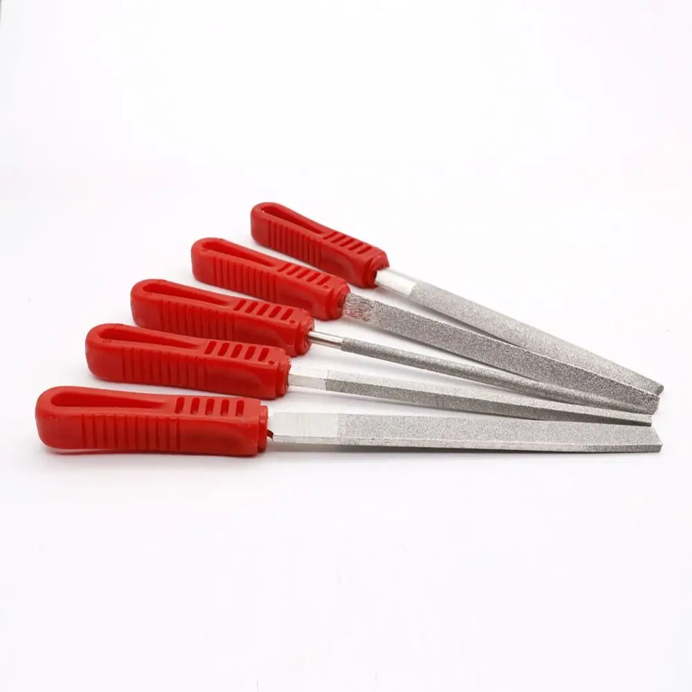 Description Picture 6 of itemDurable 6/8 Inch Diamond File Hand Tool Flat/Semicircle/Triangle/Square/Circle Polishing File Polishing Grinding Sharpening File